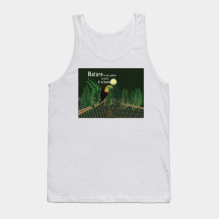 Nature is not a place to visit. It is home. [Gary Snyder - quote] Tank Top